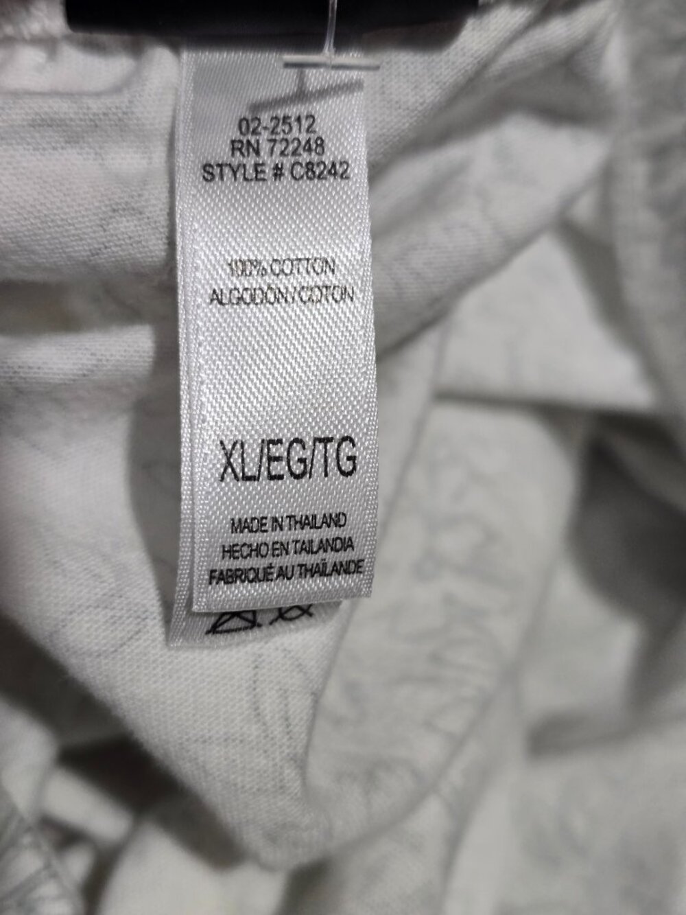 Felina White Gray Floral Lounge Shorts Pajama Bottoms Pockets Drawstring XL NWOT - Picture 12 of 12
